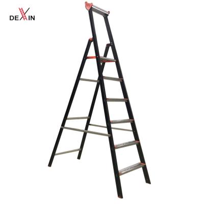 China DX-9200 Series6 Folding Ladders, Professional Aluminum Ladder Safety Portable Step Extension Folding Ladders with Tool Tray for sale