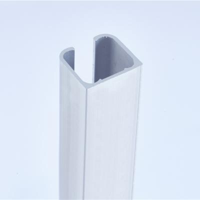 China Decorations Anodized Aluminum Extrusion Profiles Channel Track Rail For Industrial for sale