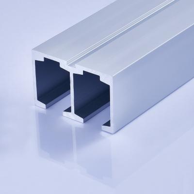 China Hot-selling Customized Aluminum Rail For 6063 Aluminum Alloy Electrophoresis Champagne Sliding Door 2020 Bathroom Accessories for sale