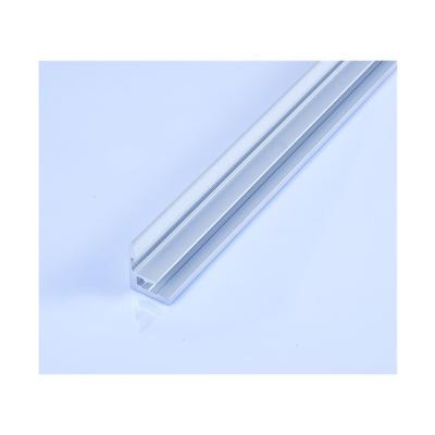 China Hot Selling Glass Wall Anodized Aluminum Track Extrusion Mounting Profiles for sale