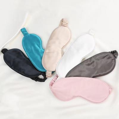 China Wholesale 22mm Custom Lightweight Silk Eye Mask Sleep Set100% Silk Mulberry Eyemask Shading 19 19 Shading 16 19 for sale