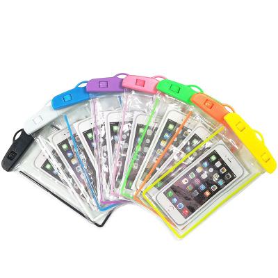 China Waterproof Cell Phone Case PVC Bag Smartphone Waterproof Cell Phone Case Waterproof Bag for sale