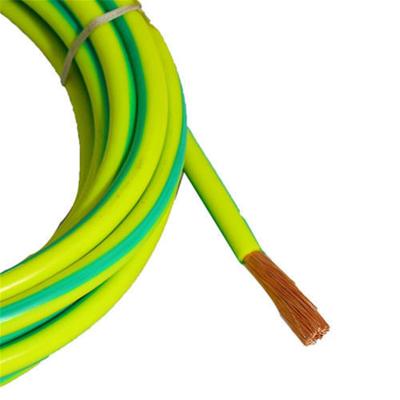 China Resistant To Oil 2021 Year Hot Sale Green Earth Wire 16mm2 Yellow Ground Cable for sale