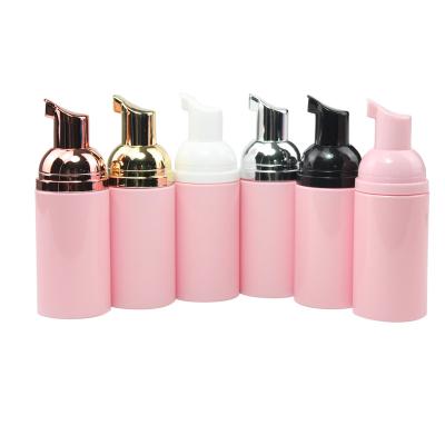 China 60ml PET Cosmetic Empty Plastic Rose Foam Bottle Dispenser Bottle Cleansing Pump for sale