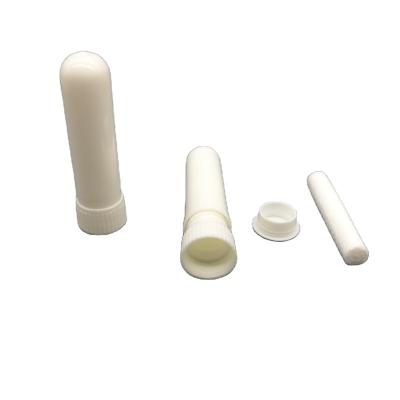 China White Empty Nasal Tubes Empty Nasal Inhaler Essential Oil Inhaler Essential Oils With Wicks Good Quality for sale