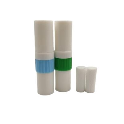 China 2ml Plastic Nasal Inhaler 2 In 1 Inhaler Nasal Sticks With Sticks High Quality For Essential Oil Packaging for sale