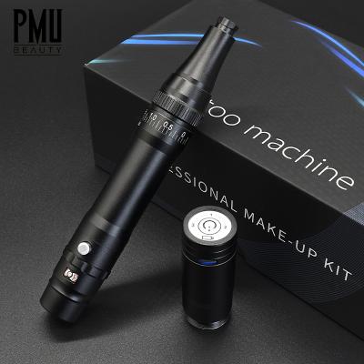 China PMbeauty Permanent Battery Wireless Tattoo Pen Microshading Machine Pmu Digital Permanent Makeup Tattoo Machine for sale