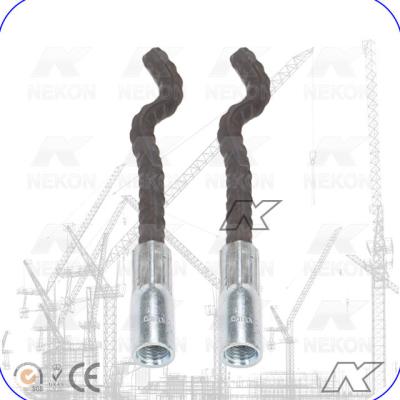 China Precast Concrete Unit Hangzhou Hardware Wavy Snake Tail Threaded Anchor For Construction for sale