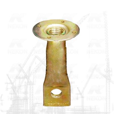 China Permanent anchor/repair in precast concrete unit fixing socket with nail plate/fix insert with nail plate/fix socket finger with cross hole and nail plate for sale