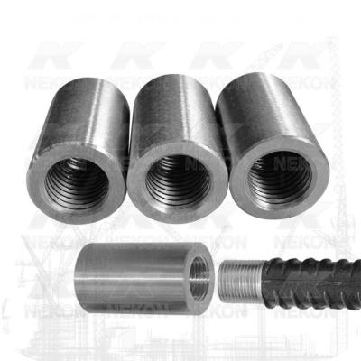 China Steel Rebar splice parallel wire rollover end rebar coupler for Rebar splice for sale