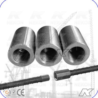 China Isometric Rebar Splice Parallel Threads Steel Standard Rebar Sleeve for sale