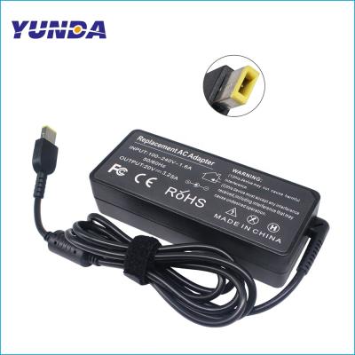 China 20v 3.25a 65w notebooks thinkpad yoga ideapad laptop charger ac adapter square tip for lenovo laptops for sale