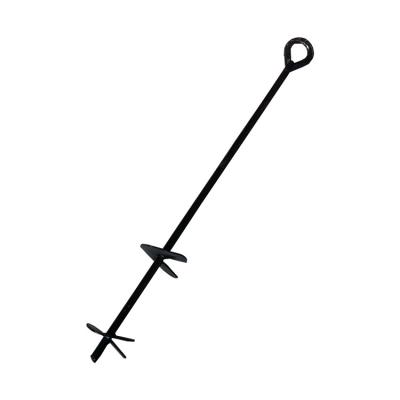 China high quality 10years heavy duty earth anchor steel wind stakes black anchor bolt for sale