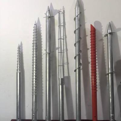 China Steel Metal Ground Screws Square Steel Plate Anchoron Hot Sale for sale