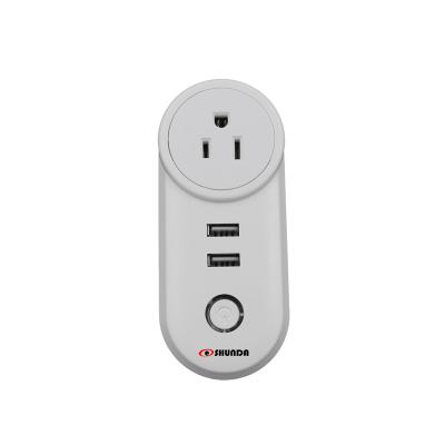 China Google Assitance Ordered Smart Usb Plug Power Socket Works With Amazon Alexa Echo Smart Plug Wifi for sale