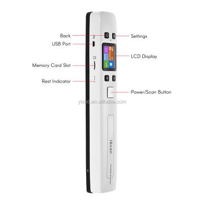 China Commercial Handheld Portable Scanner Wifi Scanner A4 Document Scanner Jpg And Pdf for sale