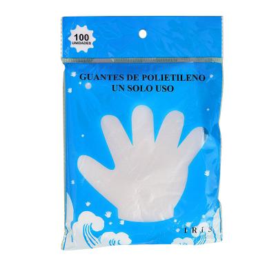 China Kitchen Plastic Waterproof Household Clear HDPE Polythene Food Disposable PE Cleaning Gloves for sale