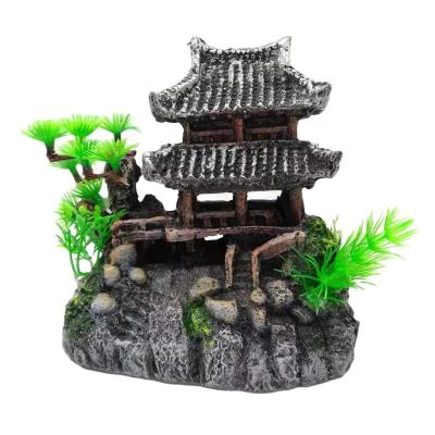 China China 2021 new resin craft collectible resin artificial hill crafts for aquarium decoration gift for sale