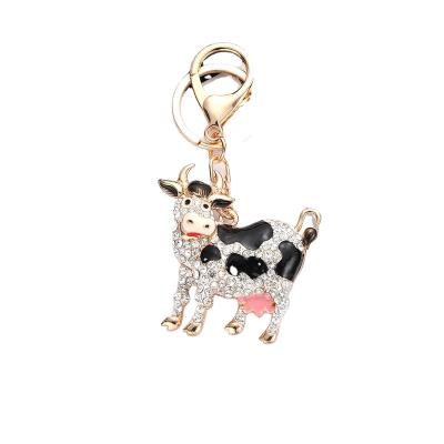 China OX Metal Rhinestone Key Chain Key Chain Promotion Gift Year For The New Year for sale