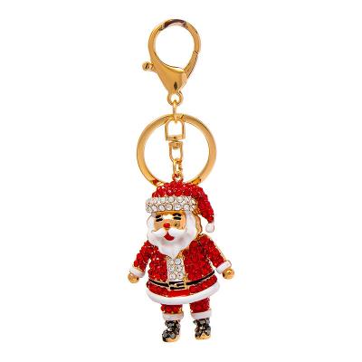 China Decoration Metal Hardware Christmas Key Chain For Gifts for sale