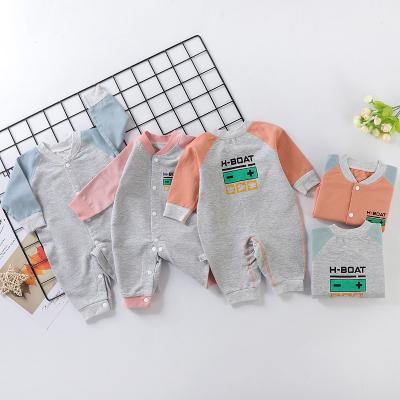 China Newborn baby rompers long sleeeves with 100% cotton comfortable and breathable baby clothing jumpsuit new 2023 for sale