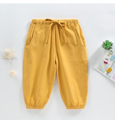 China Color Fade Proof 100% Cotton Soft And Comfortable Baby Pants High Quality Pants For Newborns for sale