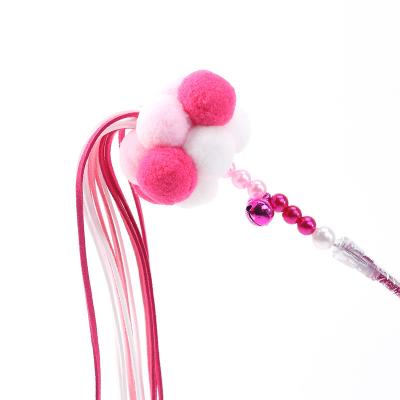 China Viable Wholesale Fairy Cat Stick Pet Toys Intimate Interactive Teasing Training Tool for sale