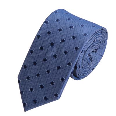 China Fashion Custom Design Handmade Gents Slim Tie Cravatta Polyester Tie 148x8x4cm for sale