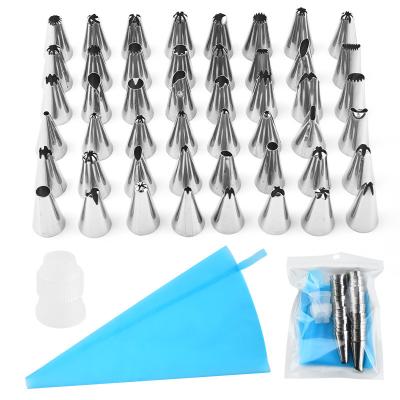 China Sustainable Pastry Cookie Nozzles Cake Decorating Supplies Russian Stainless Steel Spout Best Selling Cake Baking Tools for sale