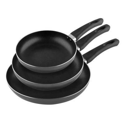 China Europe pressed black aluminum stick pan set no for sale