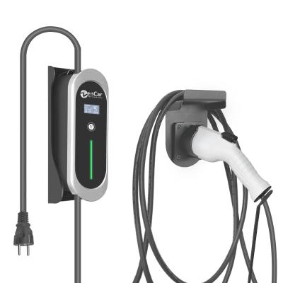 China Portable EV Charger 16A 3.6KW SAE J1772 Type 1 to Schuko Plug Level 2 EV Charger EV On Board Schuko Charger Type 1 for sale