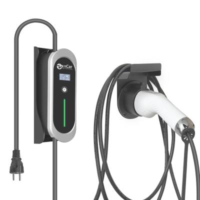 China Zencar EV Charger Level 2 EVSE Type - 2 With Schuko Plug 16A 3.7KW EV Charger Plug IEC 62196 EV Connectors Level 2 T2 16a 1p+schuko Plug for sale