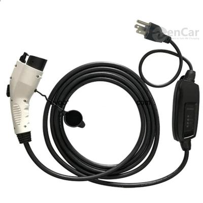 China Duosida 16A ev charger type 1 and charging type 1 Duosida 16A ev charger ev connections mode 2 portable ev charger 3.7KW NEMA 6-15 plug electric car and NEMA 6-15 plug for sale