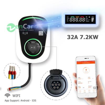 China New China-chic TUV Duosida 32A 7.2KW Wifi Smart Home EV Charger Car Charging Station Car Station EV Charger Electric Wallbox for sale