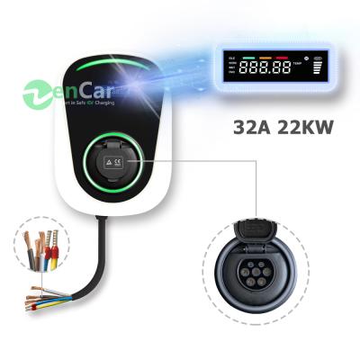 China EV Charging Station 32A 22KW 3 Phase TUV Duosida Charger Car Electric EV Station Charge Wallbox Car Charger EV Station Charging EV Charging Station for sale