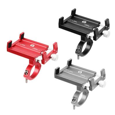 China Durable Aluminum Alloy Metal Adjustable Phone Holder For Ninebot ES1/ES2/ES4/E22 Electric Scooter Bracket for sale