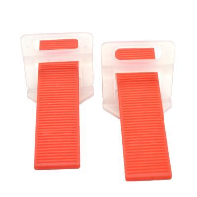 China EASY 1.5mm Clip For 3-12mm Tile Thickness Plastic Tile Leveling Clips Tile Leveling System for sale