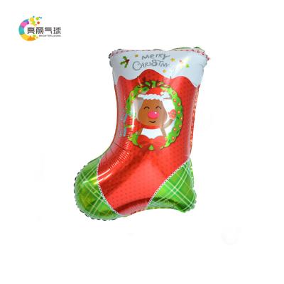 China Eco-friendly Mini Xmas Balloon Snowman Santa Claus Christmas Foil Balloon Decoration For Party Supplies Kids Gifts for sale