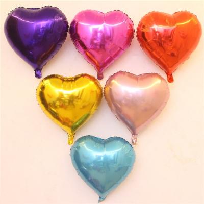 China Cheap Party Decoration Price 24 Inch Colorful Foil Helium Love Heart Balloons For Wedding Party Decoration for sale