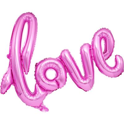 China Eco-friendly Love Alphabet Balloons Wedding Party Decorations Letter Balloon Love Conjoined Letters Alphabet Balloons for sale