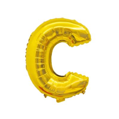 China Party Decoration Tending 2021 Metallic 16 Inch Alphabet Foil Letter Balloon For Birthday Party Decoration for sale