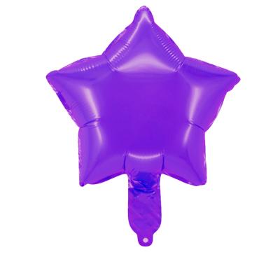 China Solid color 18inch star helium mylar foil balloon star party decoration OEM balloon eco-friendly factory for sale