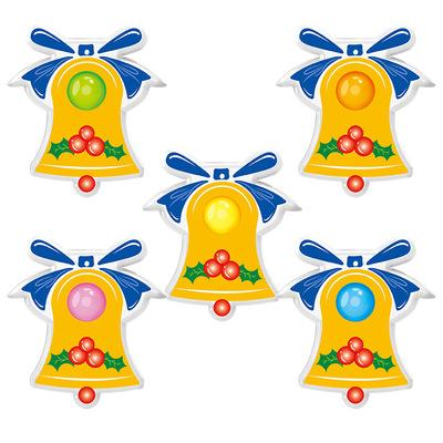 China Hot sale Christmas decoration tree finger bubble toys for children stir noise Christmas decoration fidgety key chain for sale