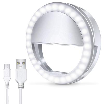 China CPhotography Video LED Ring Selfie Light Wholesale Portable Mobile Phone Led Beauty Ring Light Smart Phone Selfie Self-Timer Artifact Sufficiency Female Light for sale