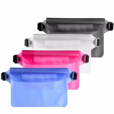 China Non-Toxic/Eco-Friendly/Waterproof PVC Waist Bag Pouch Waterproof Filter Frame With Waist Strap For Beach Boating For Phone for sale