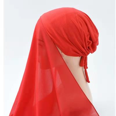 China Modal Adjustable Headscarf Hijab Malaysian Chiffon Hijab Cover for sale