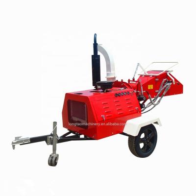 China Farms Trailer Diesel Engine 50hp Large Towable Wood Chipper For European Market for sale