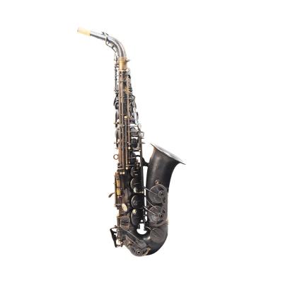 China High Quality Cheap Vintage Gold Lacquer Brass Instrument Alto Saxophone JYAS1102VG for sale