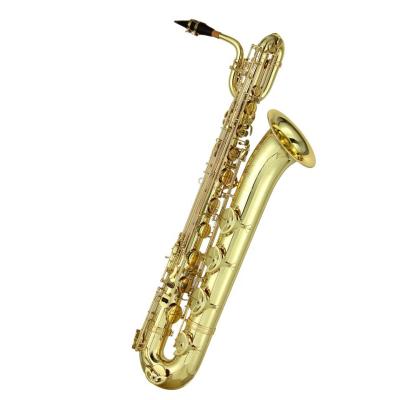 China Gold Lacquer Accept OEM High Quality Cheap Gold Lacquer Baritone Saxophone for sale