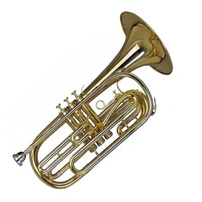 China 3 Accept OEM Factory Price Bb Cheap Gold Marching Trombone JYMTB1312 for sale